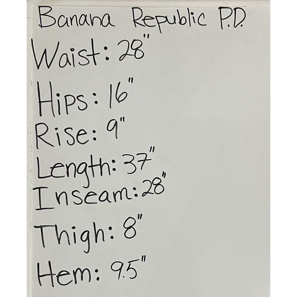 Banana Republic Sailor Jeans Flared High Rise Med Wash Premium Denim Size: 28'' - Picture 6 of 6